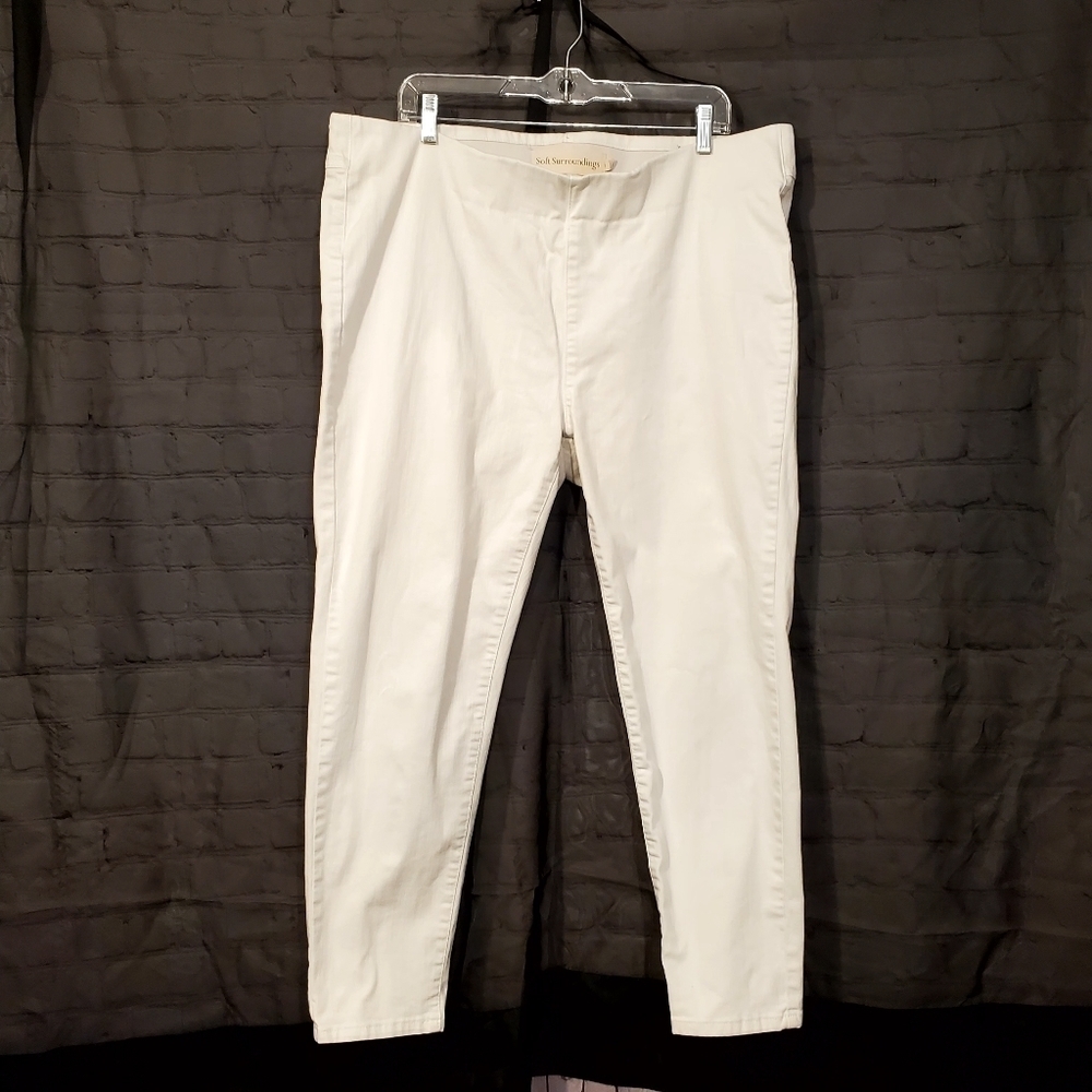 SOFT SURROUNDINGS  DENIM PULL ON SKINNY JEANS